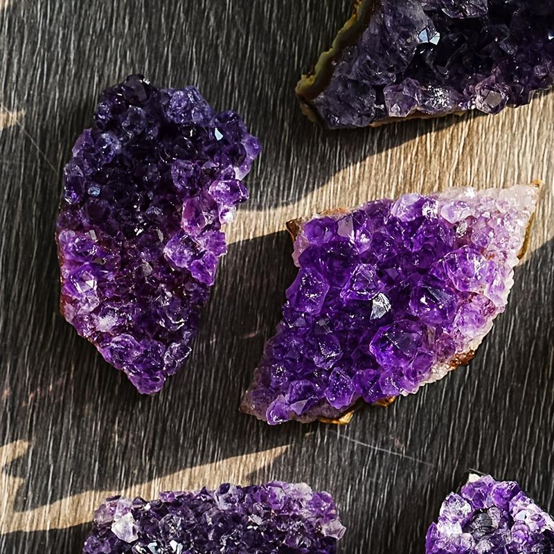 Gemstone Bracelet Healing - 2 stuks natuurlijke amethiststenen 60-85g, ruwe
