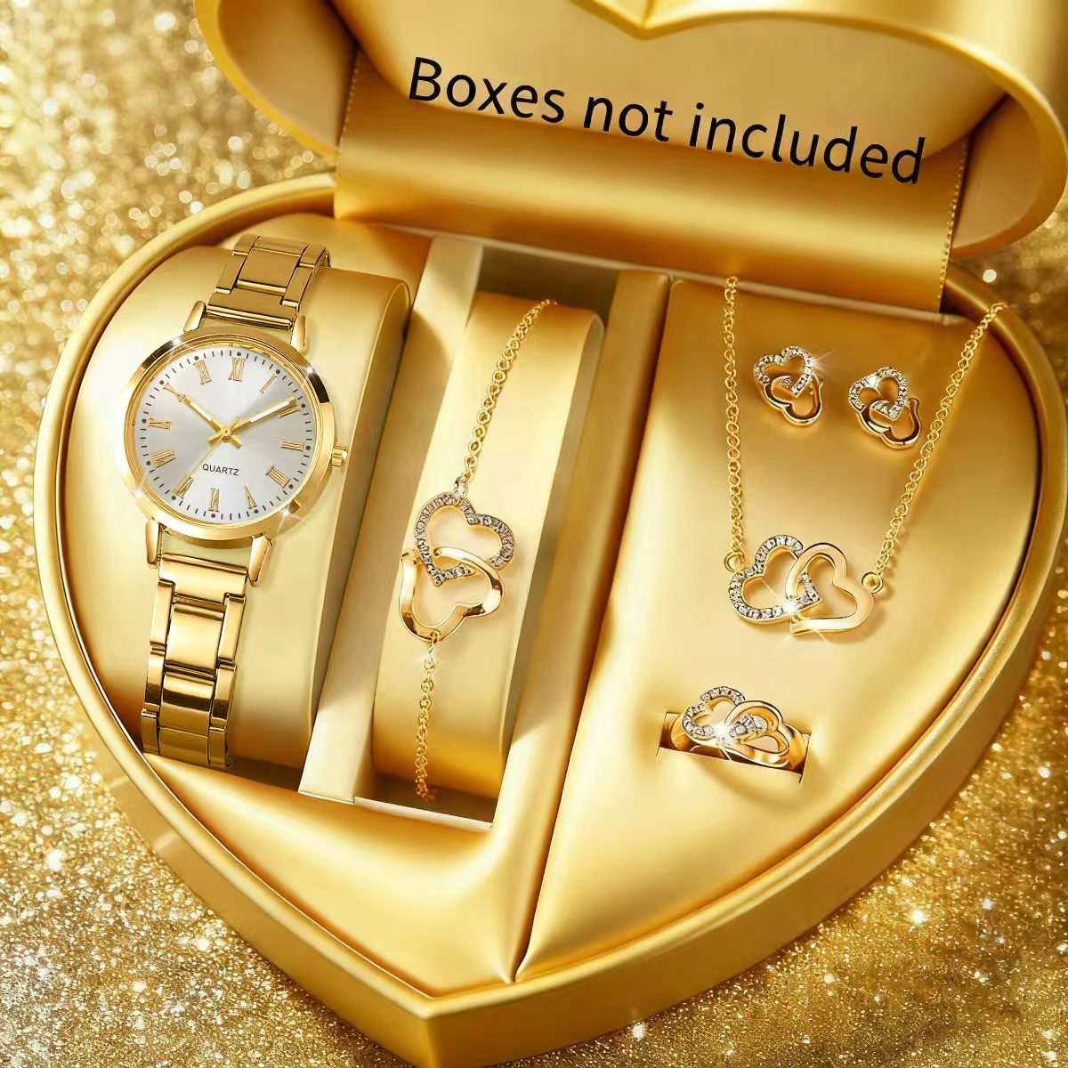 Jewelry Watches For Ladies - 6 STKS Mode Dames Quartz Horloge
