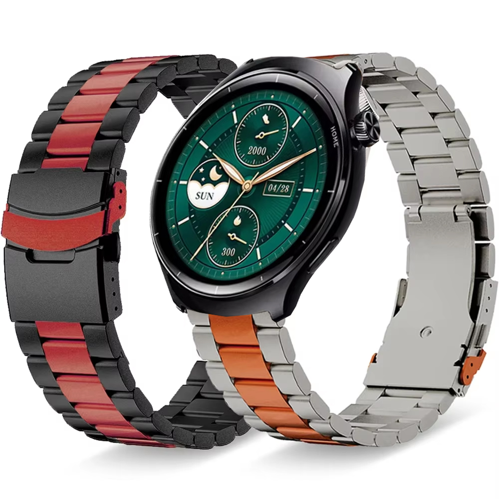 A1 Watches & Jewelry New York Photos - 22 mm luxe roestvrijstalen band voor