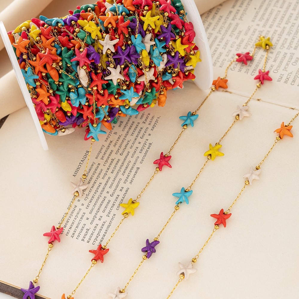 Charm Bracelet Beads - 1 meter roestvrijstalen losse tussenkralen in