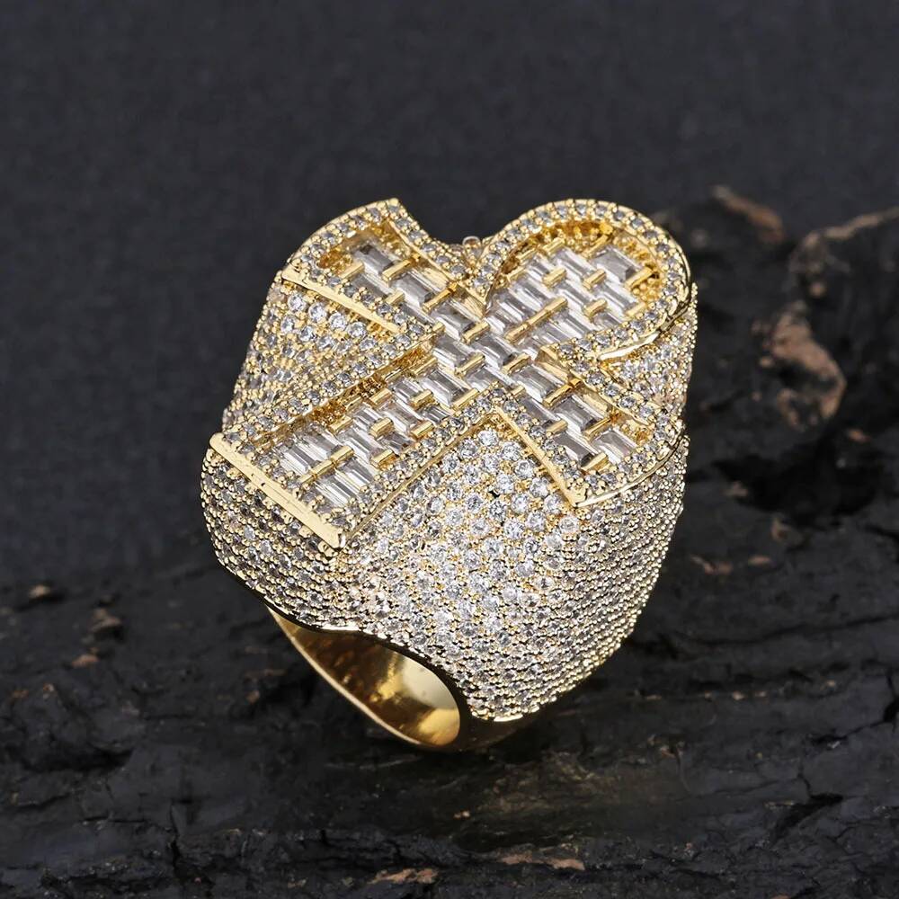 Vvs Jewelry Watches - Herenring van 14k 18k goud, 925