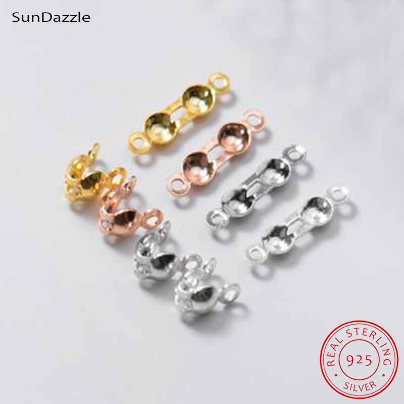 Charm Bracelet Beads - 4 stuks Echt Echt Puur Massief