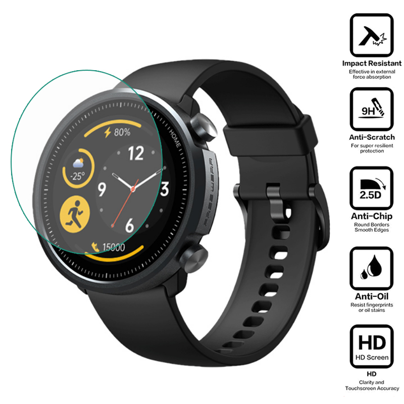 A1 Watches & Jewelry New York Photos - Hard Gehard Glas Smartwatch Beschermende Film