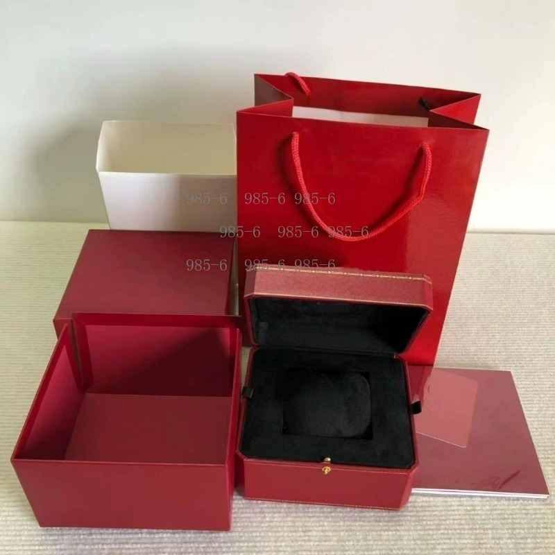 Watch Display Box - Horloge-etui met één vak, rode PU