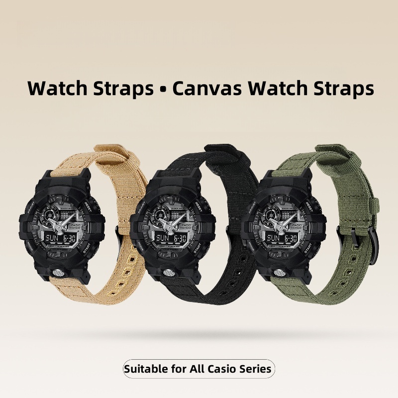 Casio Watch G-Shock Dw-5600 - Nylon Band Voor Casio 16 Mm