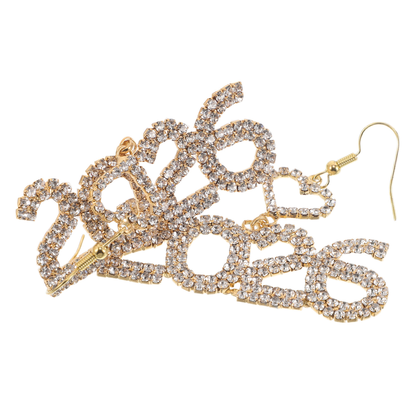 Eve Jewelry & Watches Distribuidor Oficial Rolex Buenos Aires - 1 paar nieuwjaarsoorhangers 2026, strass oorhangers