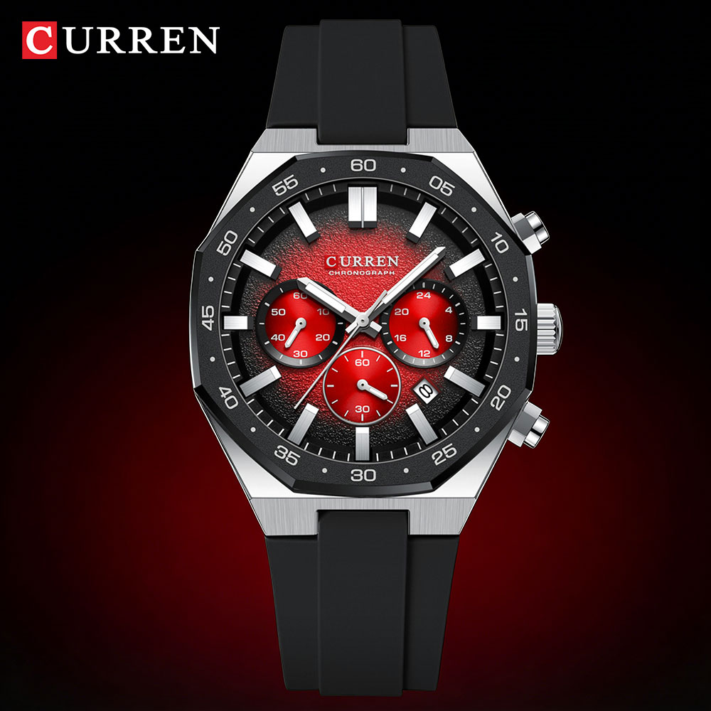 Jewelry Watch - CURREN Mode Casual Heren Sporthorloge Chronograaf