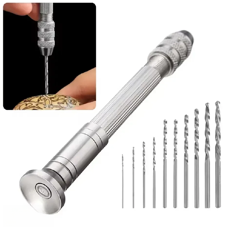 Watches & Jewelry Tsukiu - 0.8-3.0mm Mini Handboor Houtbewerking Gereedschap Boren