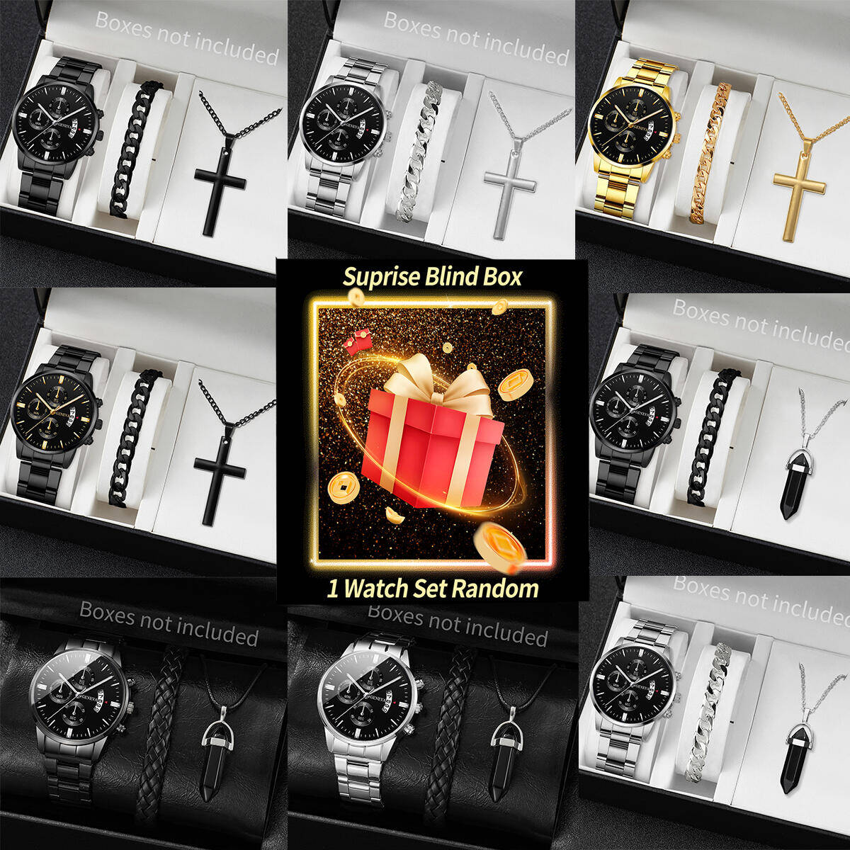 Jewelry Watch - Verrassing Mystery Horloge Blind Box-3 stks/set