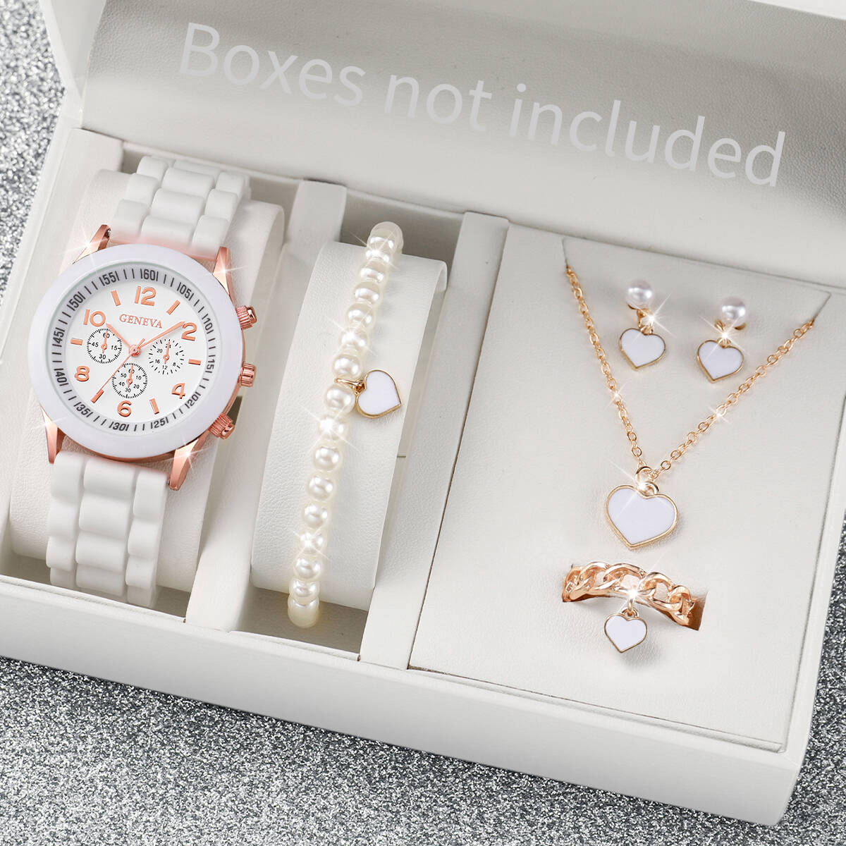Jewelry Watches For Ladies - 5/6PCS Mode Vrouwen Horloges Sieraden Set