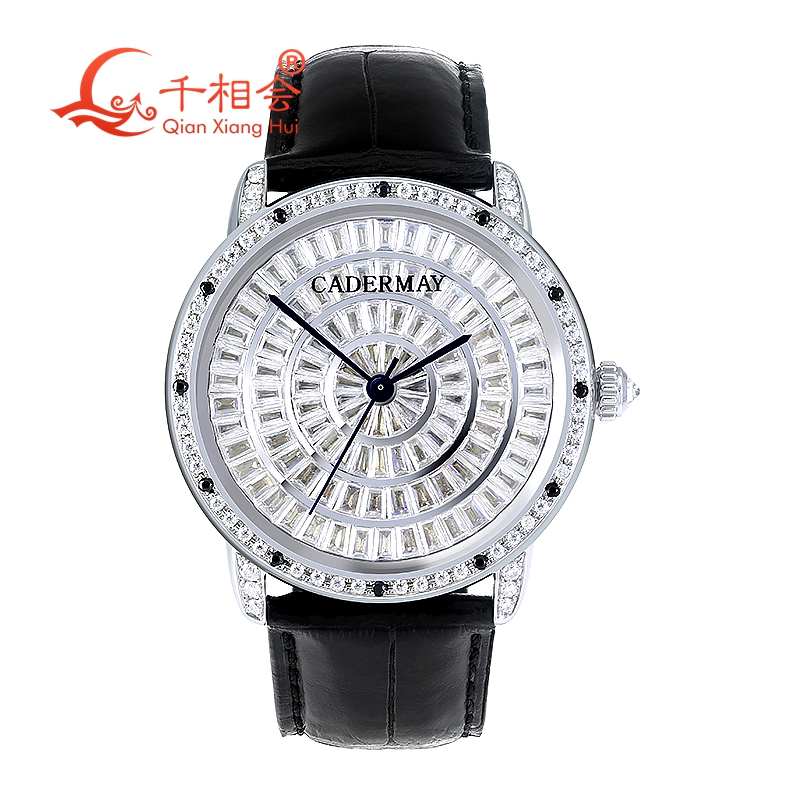 Vvs Jewelry Watches - Volledige Moissanite baguette Pols Luxe Horloge
