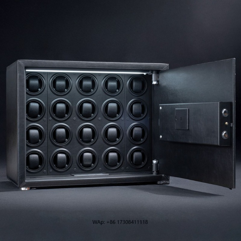 Watch Display Box - Luxe automatische horlogewinder met vingerafdrukslot, 20