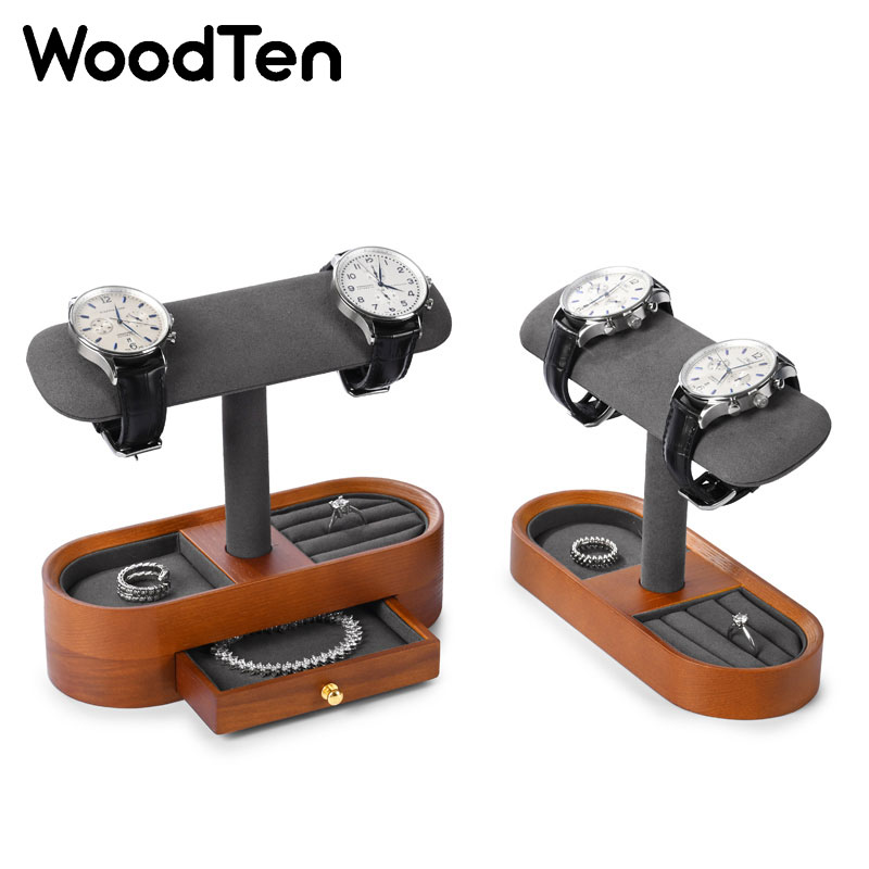 Houten horloge-displaystandaar - Jewelry Stand Watches recensie en prijs