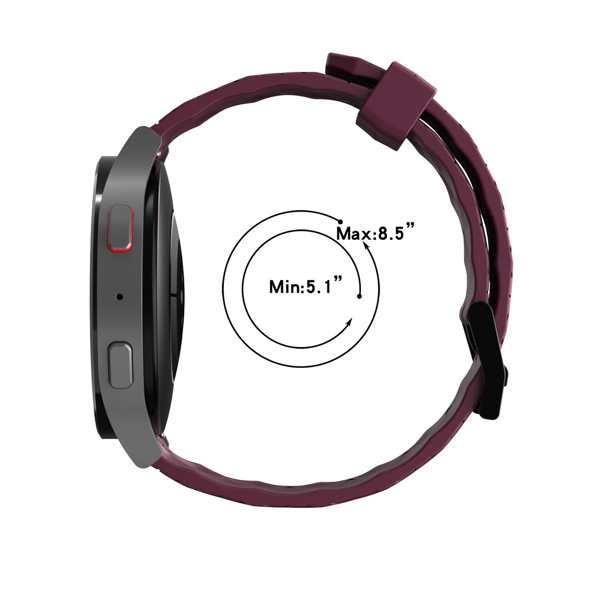 20/22mm Siliconen Horlogeband  - A1 Watches & Jewelry New York Photos recensie en prijs