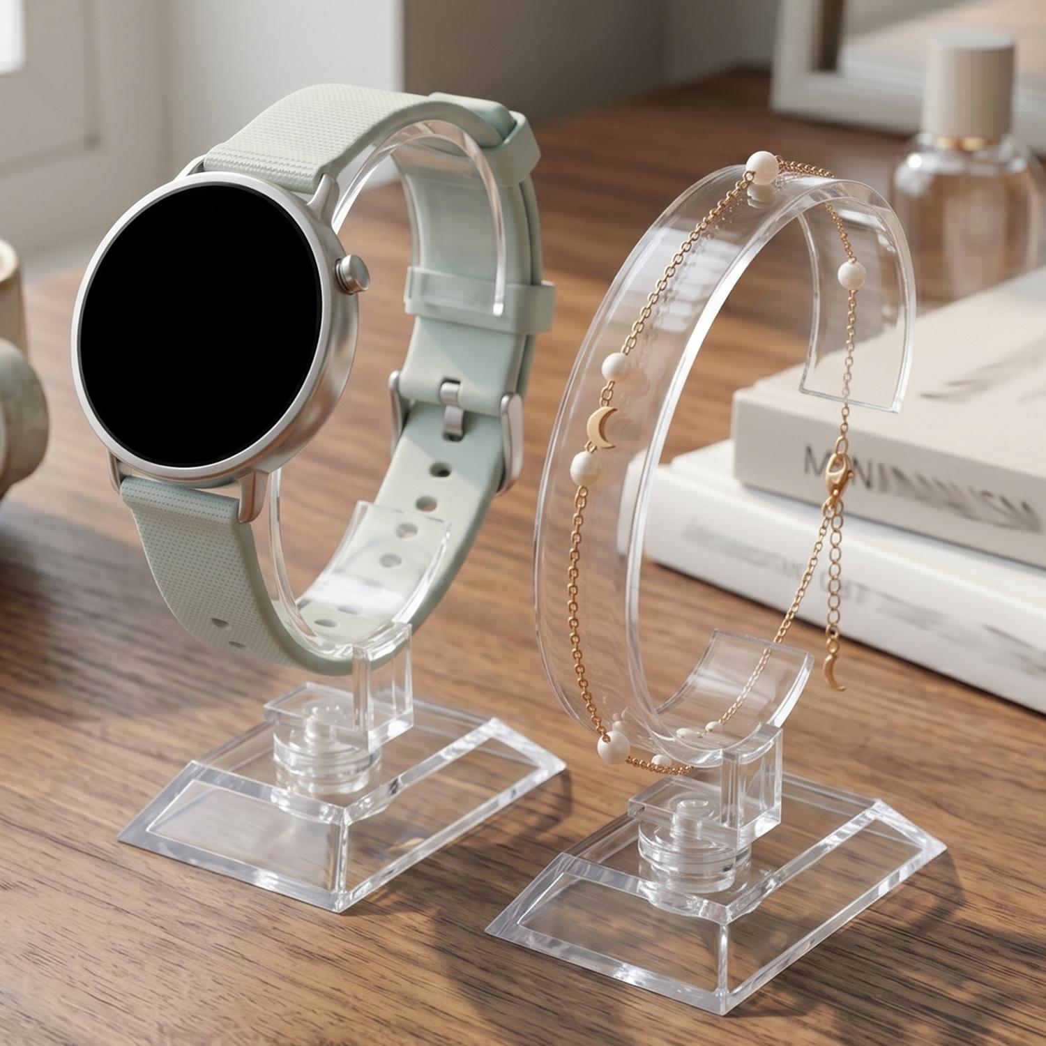 Transparante horloge-displayst - Jewelry Stand Watches recensie en prijs