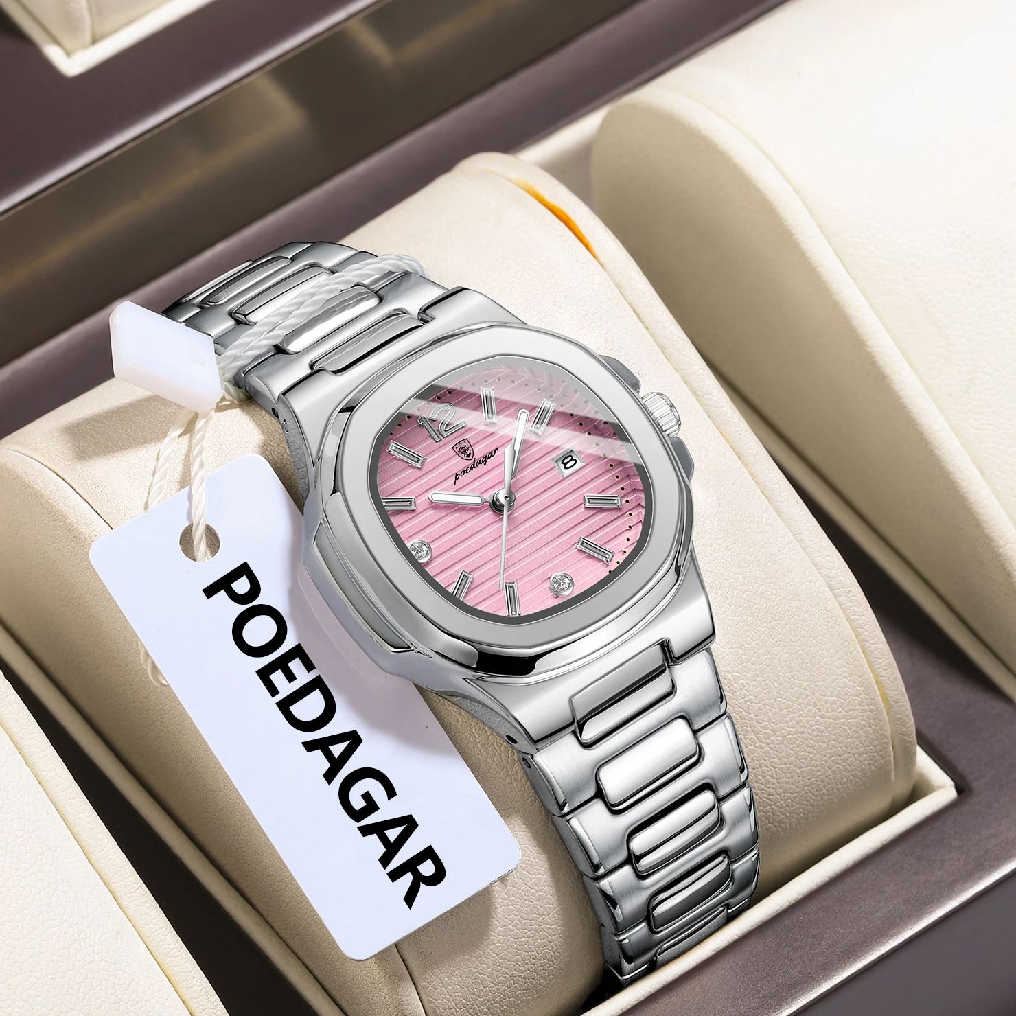 POEDAGAR Vierkante Mode Vrouw  - High Jewelry Watches recensie en prijs
