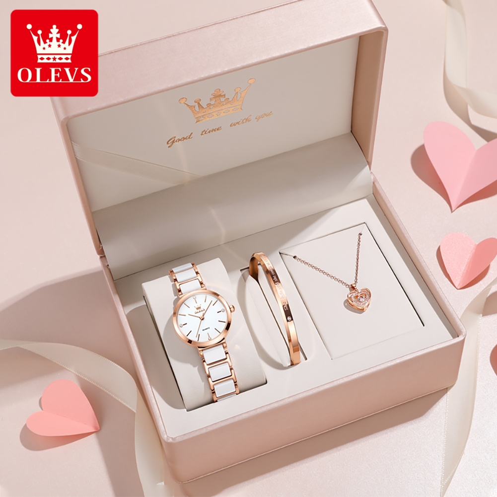 OLEVS Dameshorloge 5877 Luxe E - Jewelry Watch recensie en prijs