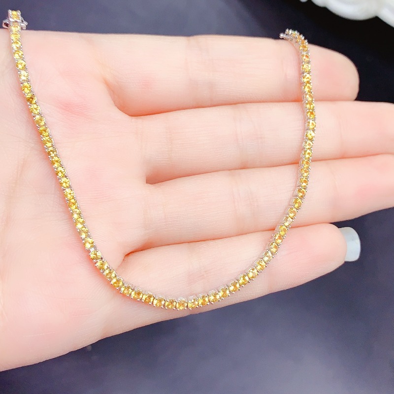 Natuurlijke Citrien Tennisarmb - Gemstone Bracelet Healing recensie en prijs