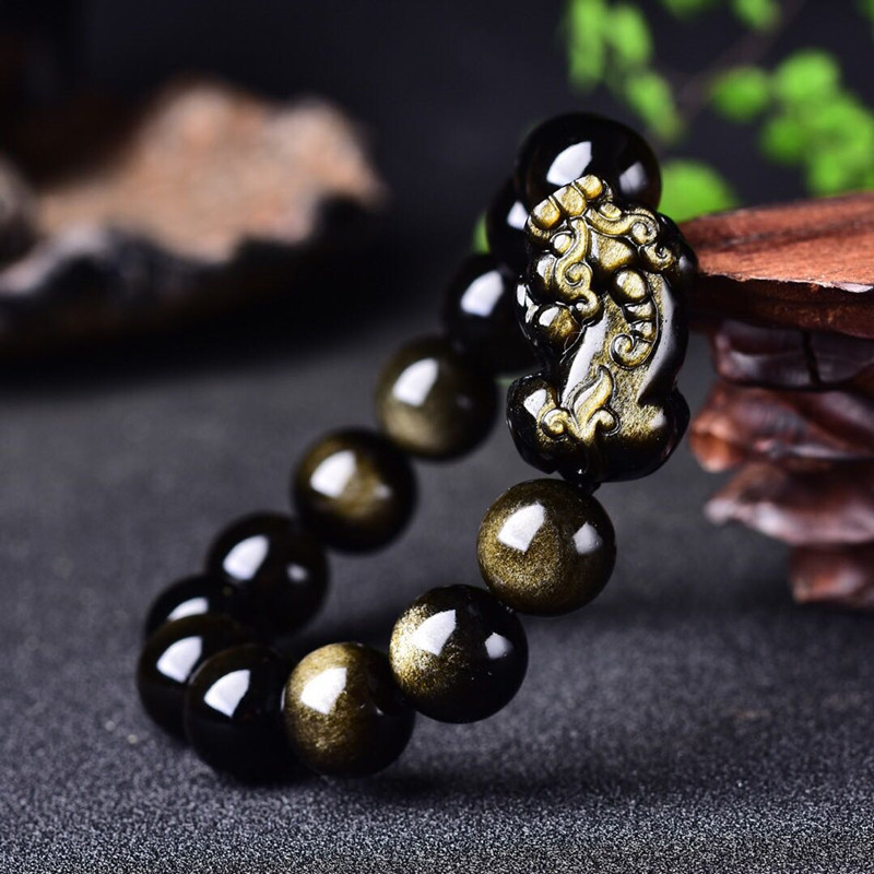 Natuurlijke Goud Obsidiaan Arm - Gemstone Bracelet Healing recensie en prijs