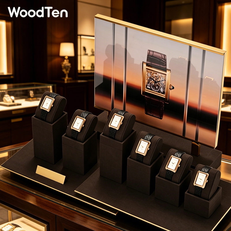 WoodTen Microfibe Horlogestand - Jewelry Stand Watches recensie en prijs