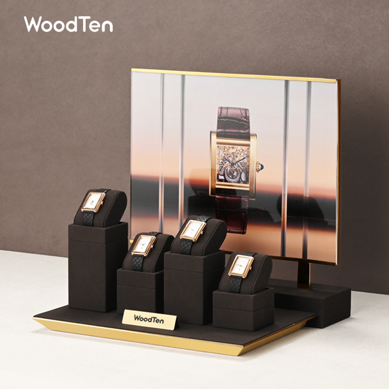 WoodTen Microfibe Horlogestand - Jewelry Stand Watches recensie en prijs
