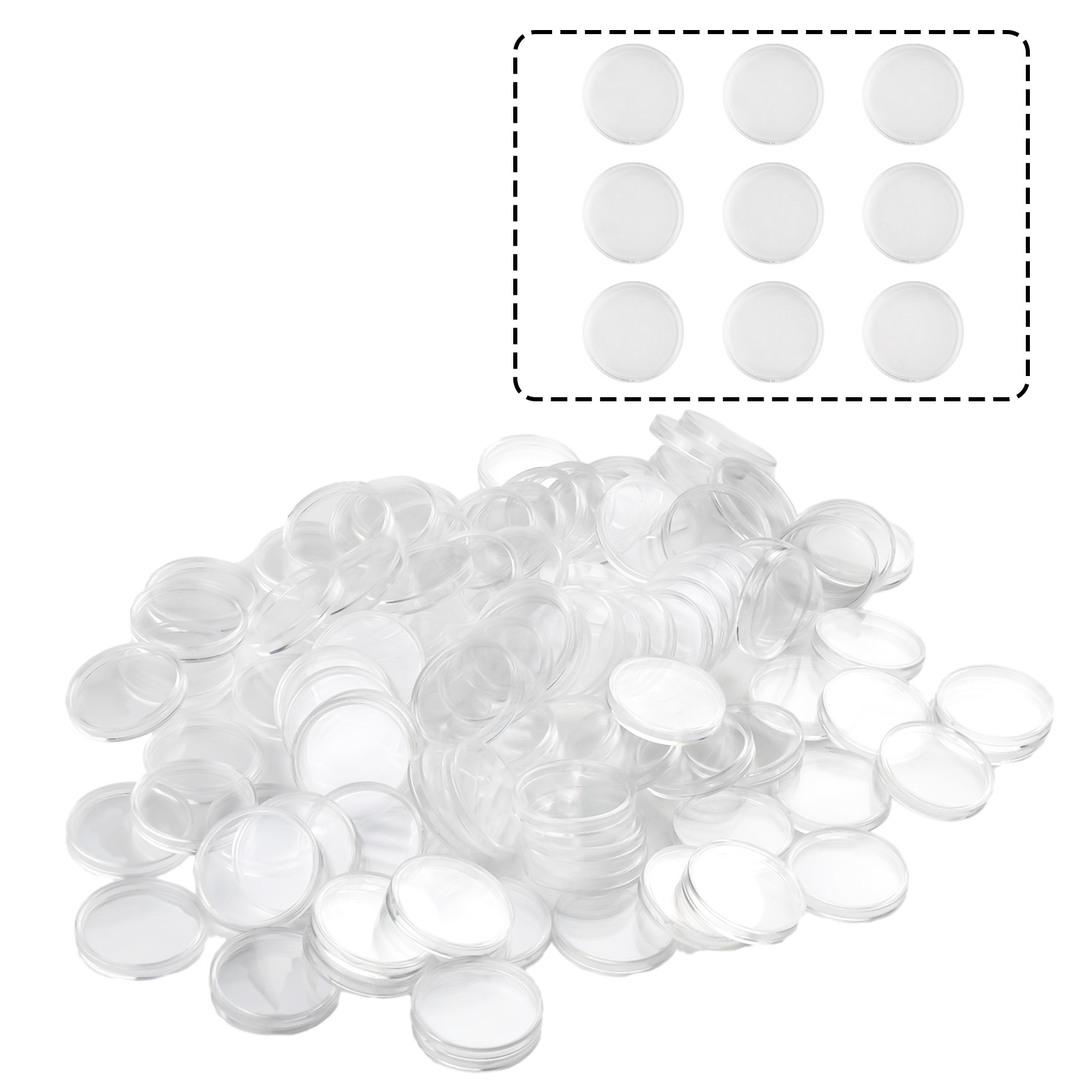 100 stuks transparante plastic - Collectors Coins Jewelry & Watches Of Smithtown Photos recensie en prijs