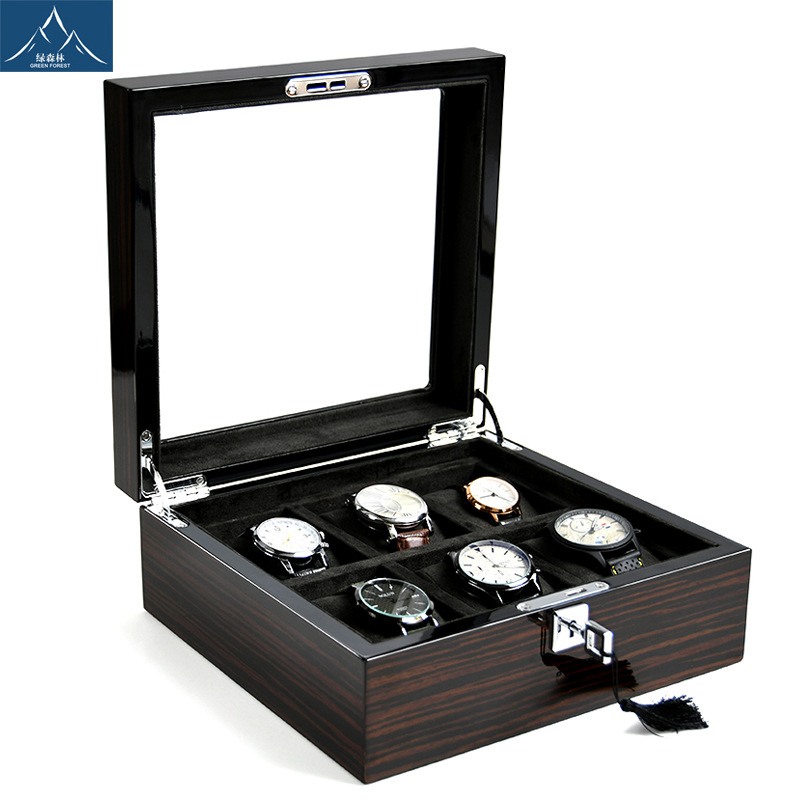 Hxl houten pianolak multi-posi - Watch Display Box recensie en prijs