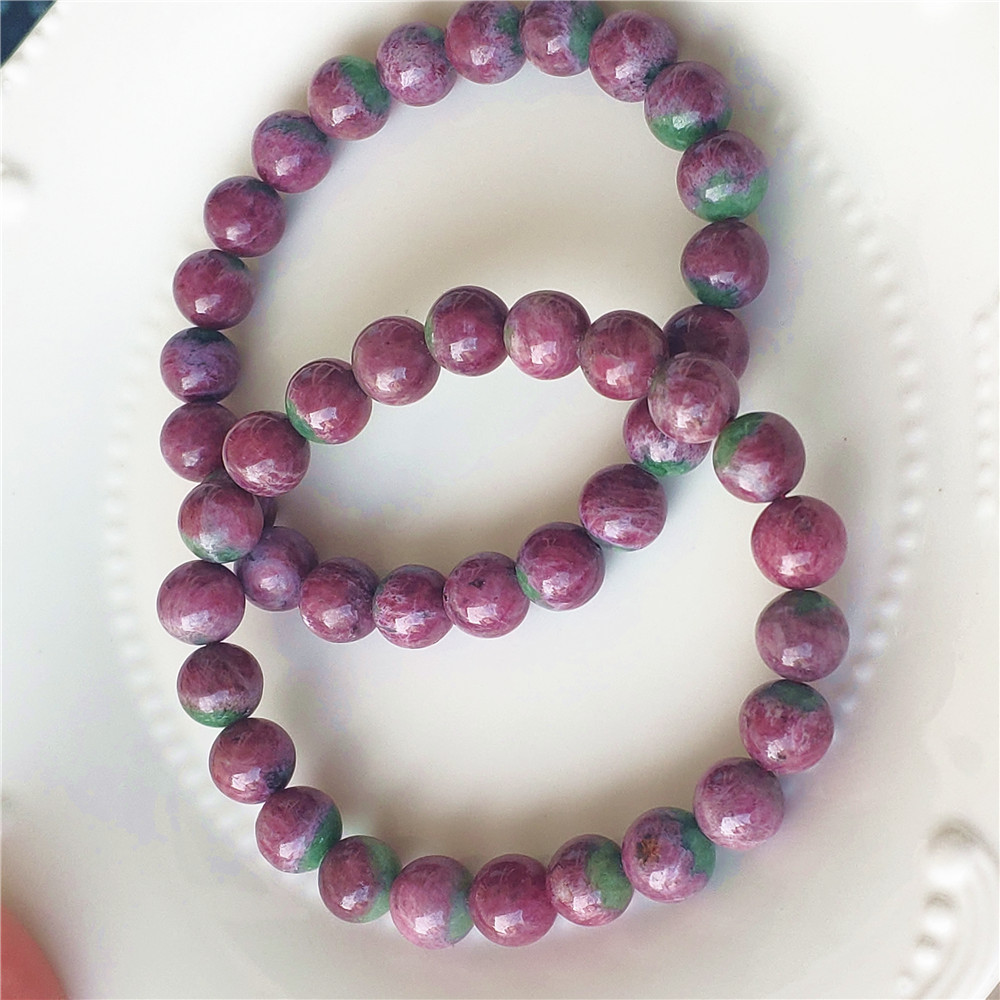 Natuurlijke rode robijn edelst - Gemstone Bracelet Healing recensie en prijs