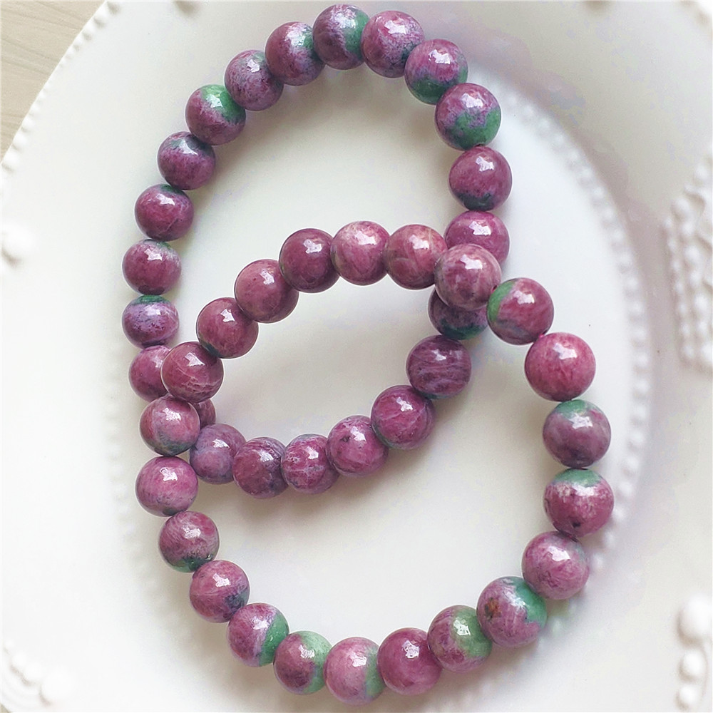 Natuurlijke rode robijn edelst - Gemstone Bracelet Healing recensie en prijs
