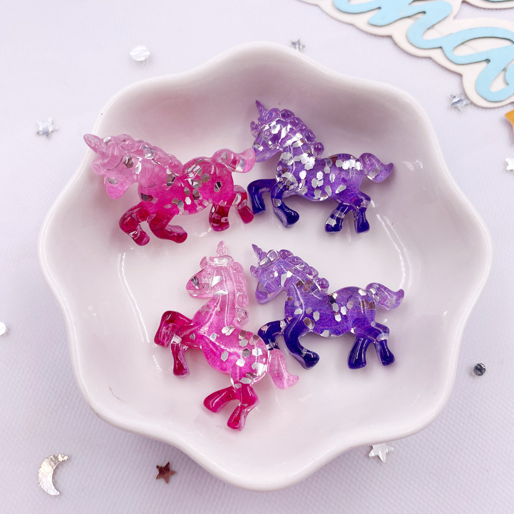 6 STKS Kleurrijke Hars Glitter - Paradise Jewelry & Watches Llc Miami Reviews recensie en prijs