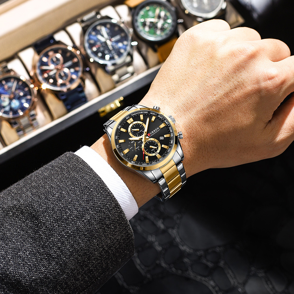 CURREN Casual quartz chrono sp - Jewelry Watch recensie en prijs