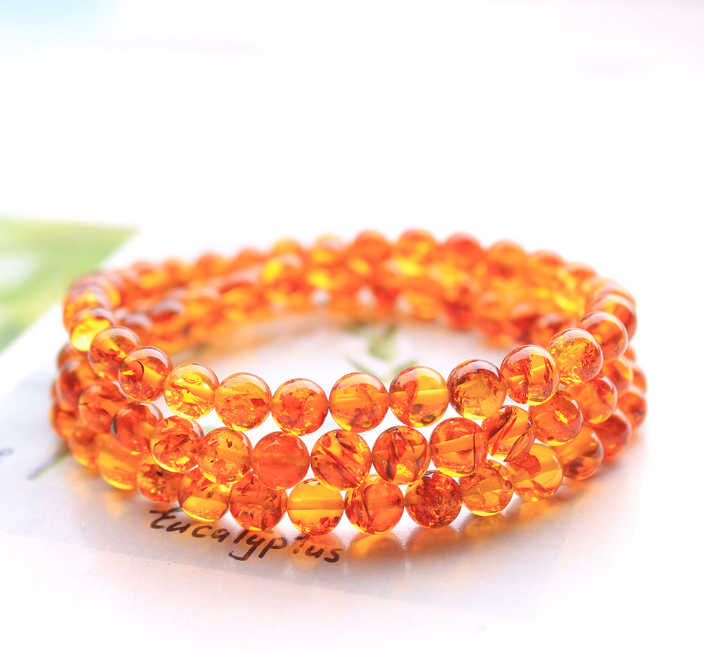 Natuurlijke Piebald Amber Oran - Gemstone Bracelet Healing recensie en prijs