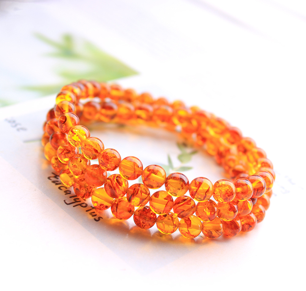 Natuurlijke Piebald Amber Oran - Gemstone Bracelet Healing recensie en prijs