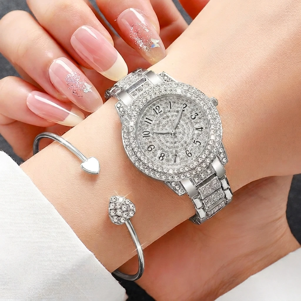 6PCS Fashion Rhinestone Damesh - Jewelry Watches For Ladies recensie en prijs