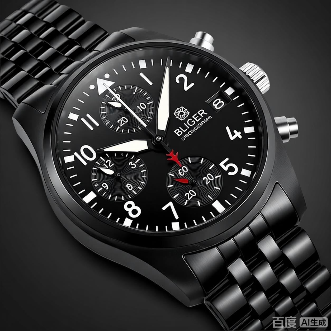 BLIGER Volledig zwart geborste - Jewelry Watch recensie en prijs