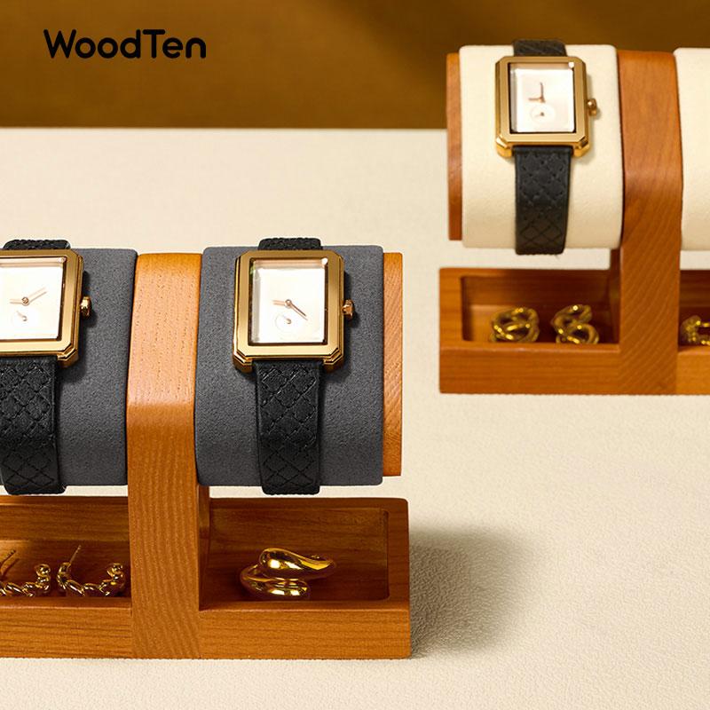 Houten horloge display standaa - Jewelry Stand Watches recensie en prijs