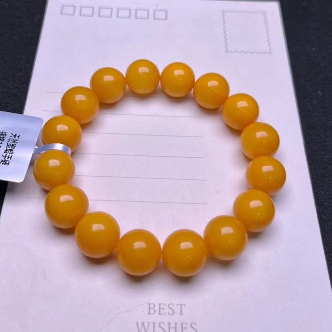 Natuurlijke gele amber edelste - Gemstone Bracelet Healing recensie en prijs