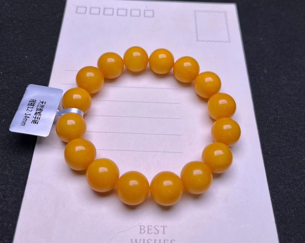 Natuurlijke gele amber edelste - Gemstone Bracelet Healing recensie en prijs