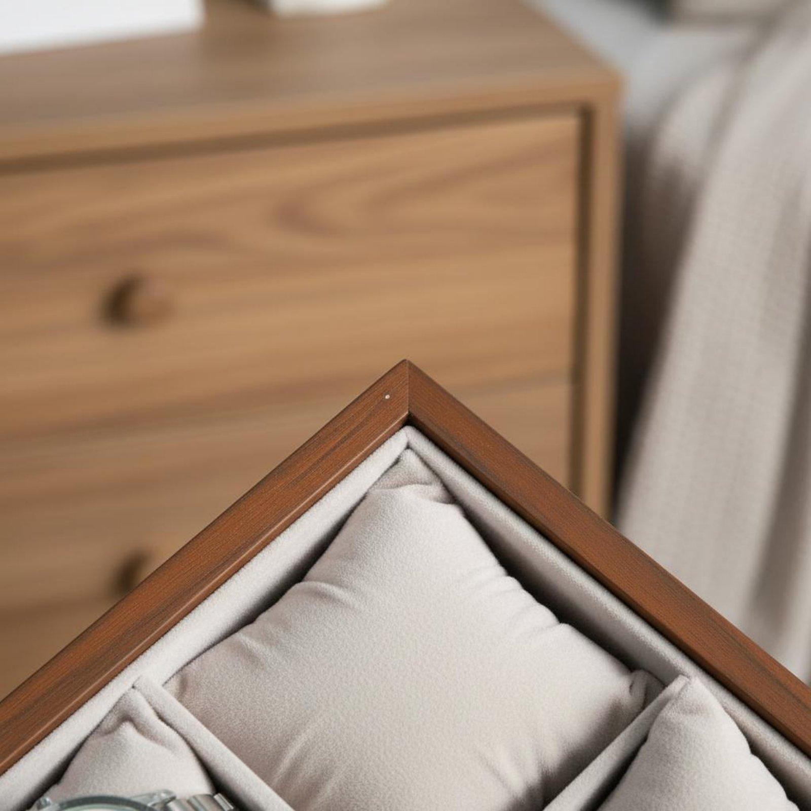 Horloge- en sieradendoos, hout - Watch Display Box recensie en prijs