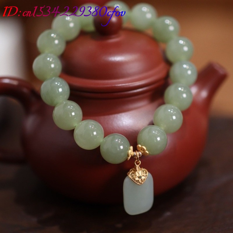 Natuurlijke Hotan Jade Kraal b - Gemstone Bracelet Healing recensie en prijs