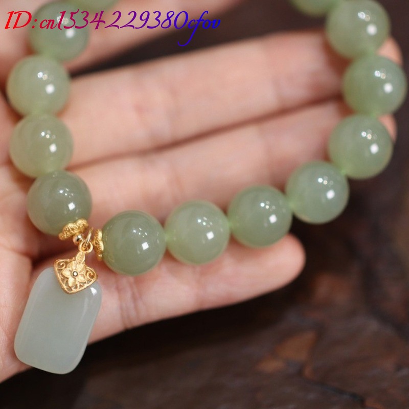 Natuurlijke Hotan Jade Kraal b - Gemstone Bracelet Healing recensie en prijs