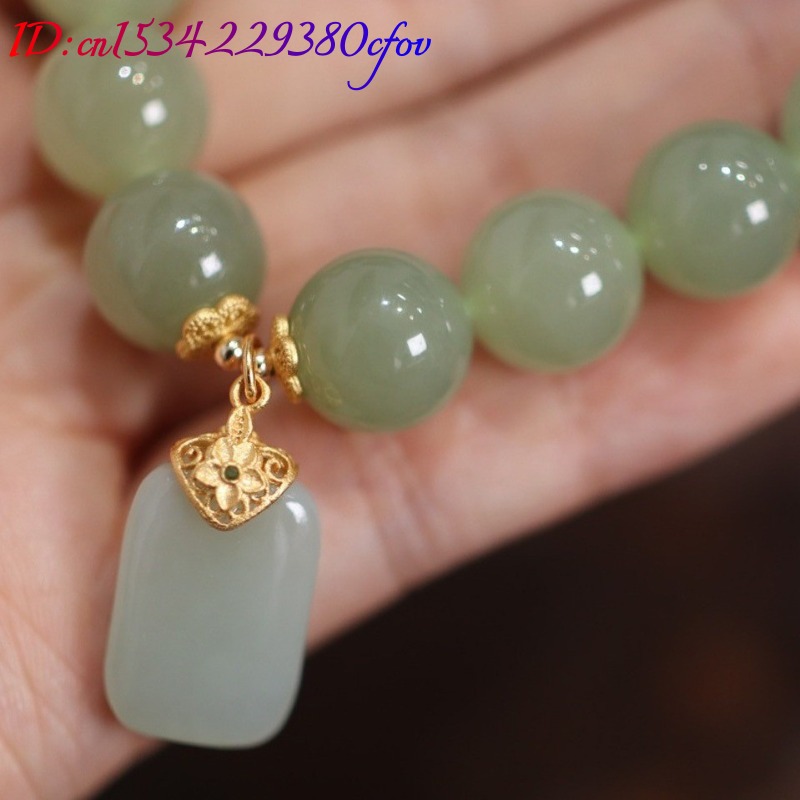 Natuurlijke Hotan Jade Kraal b - Gemstone Bracelet Healing recensie en prijs