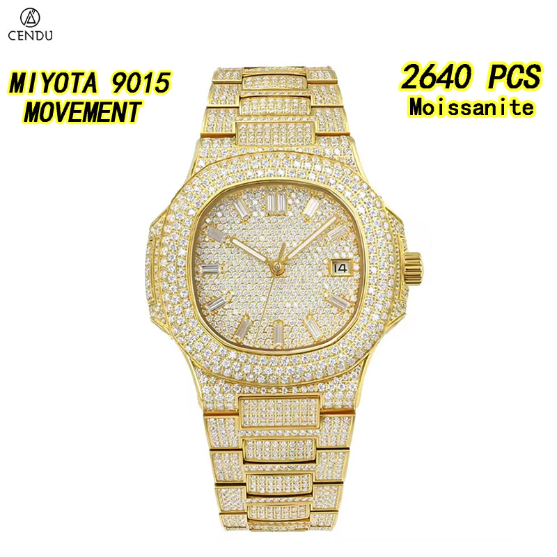 Luxe Volledig Moissanite Hip H - Vvs Jewelry Watches recensie en prijs