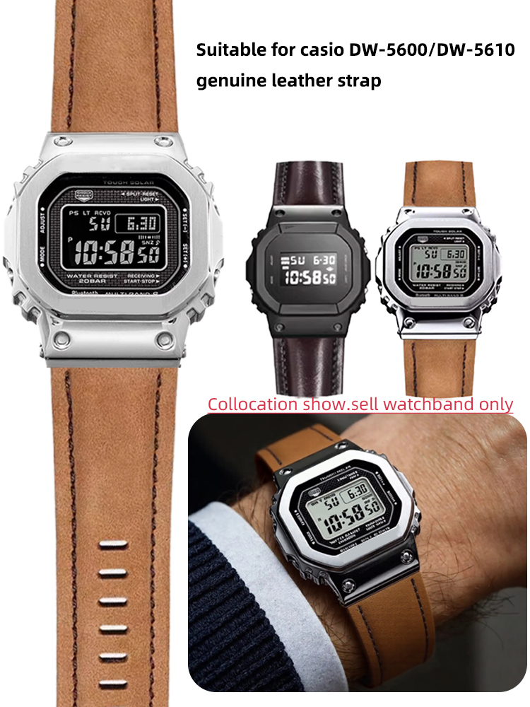 DW-5600 Matte Retro lederen ho - Casio Watch G-Shock Dw-5600 recensie en prijs