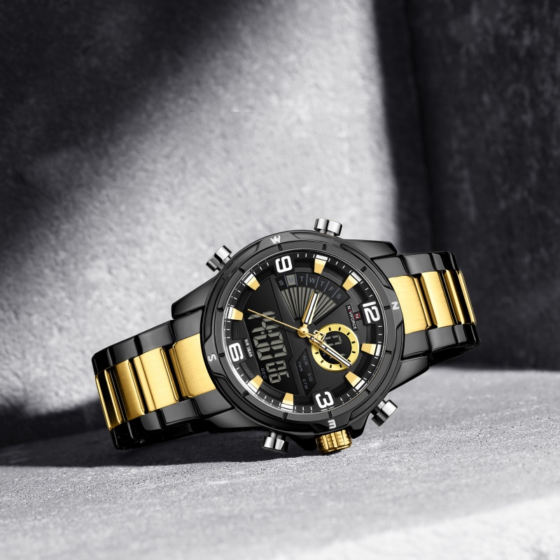 NAVIFORCE Herenhorloge met dub - Watch Display Box recensie en prijs